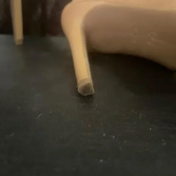 Jessica Simpson tan and neon coral stilettos - Picture 10 of 12